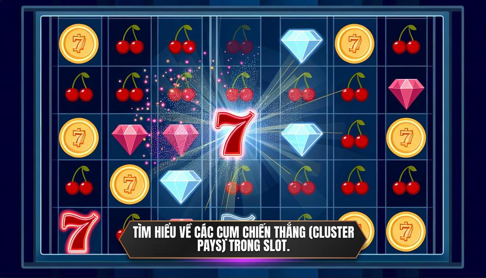 Tìm hiểu về các cụm chiến thắng (Cluster Pays) trong slot. 